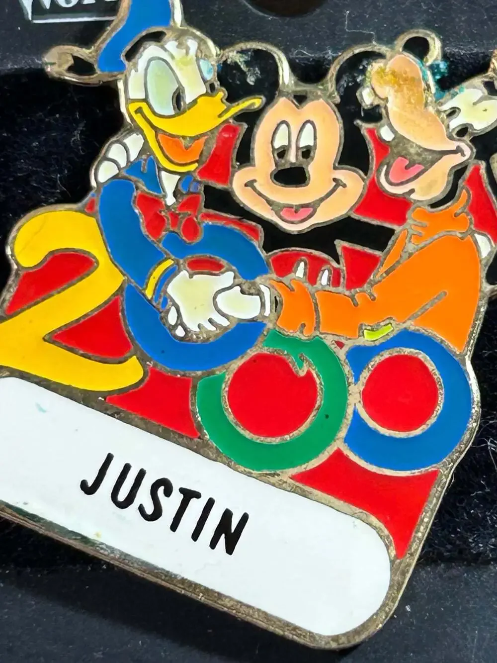 Justin 2000 Disney World  Parks pin